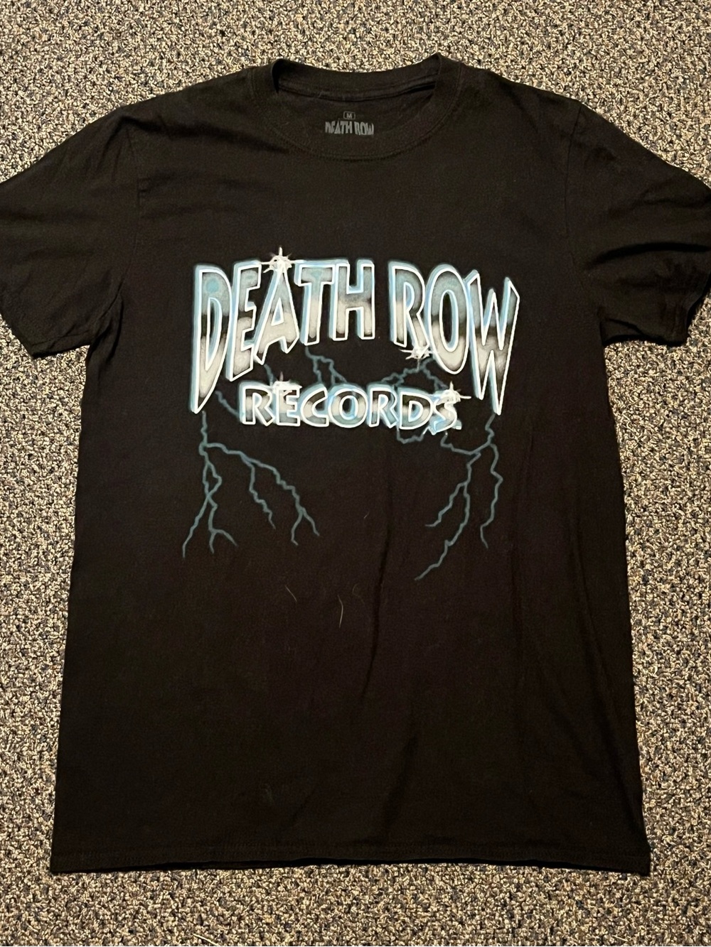 Black Death Row Records Graphic Short Sleeve Tee